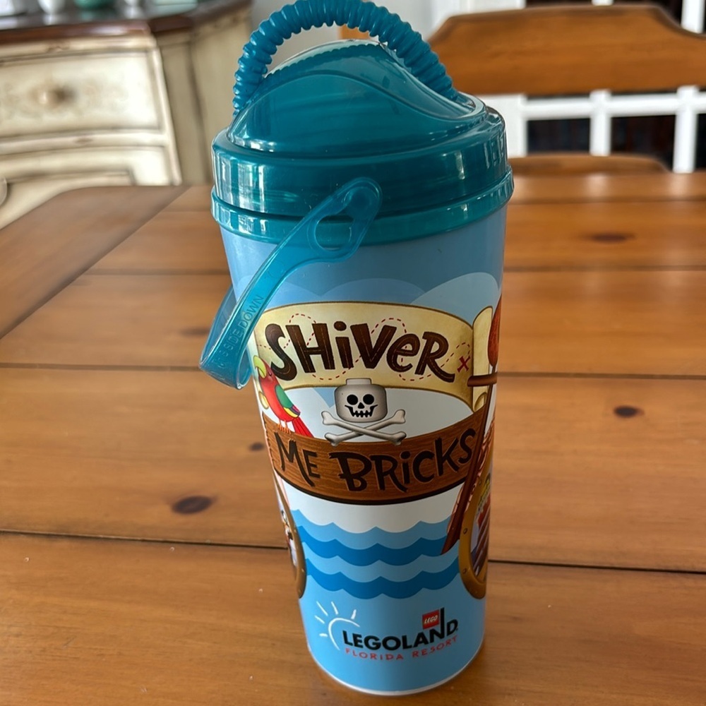 LEGOLAND Florida resort refill cup with straw